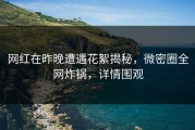 网红在昨晚遭遇花絮揭秘，微密圈全网炸锅，详情围观